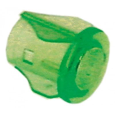 light bulb housing ø10mm green Qty 10 pcs round