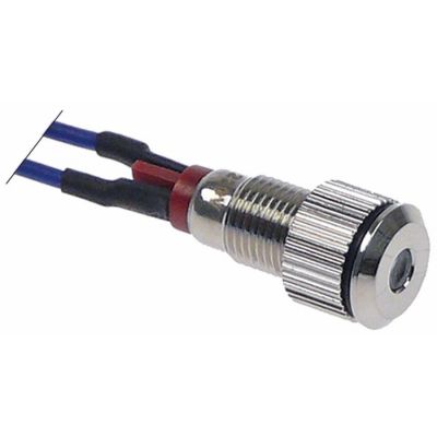 indicator light ø 6mm 220V red connection cable 300mm cable length 300mm metal