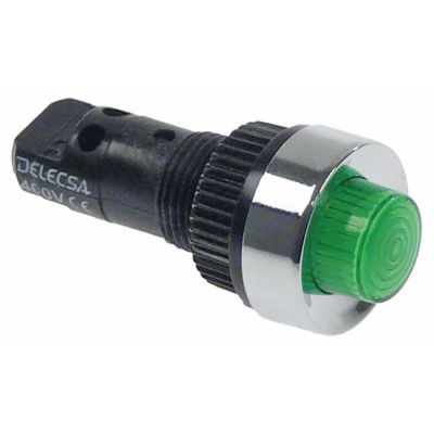 indicator light ø 13mm 400V green connection screw connection