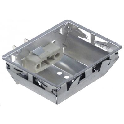Fasung lampa pentru bec G9, L 55x70 mm, H 32 mm, conectori 6,3 mm - 357105
