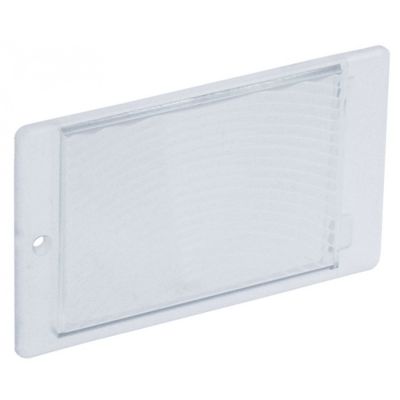 lamp glass L 103 mm W 65 mm plastic