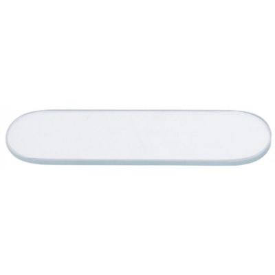 lamp glass L 126 mm W 37 mm thickness 4 mm
