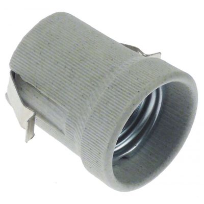 lamp socket socket E14 250V mounting ø 37mm ø 43,5mm H 46,5mm connection screw porcelain