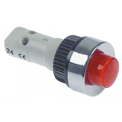 indicator light ø 13 mm 24 V red connection screw