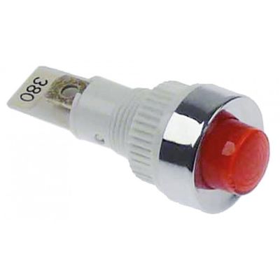 indicator light ø 13mm 380V red connection male faston 6,3mm