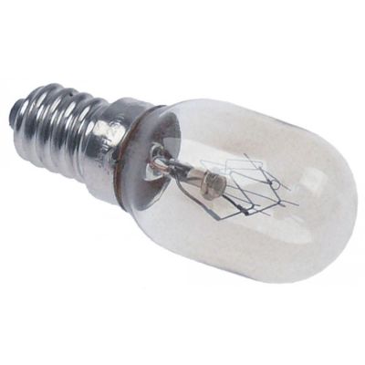 light bulb E14 20W 230V ø 25mm L 63mm lens L 37mm Qty 1 pcs