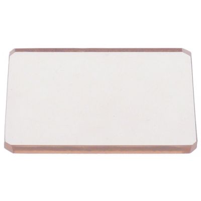 lamp glass L 73,6 mm W 64 mm thickness 4 mm