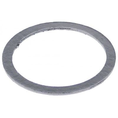 gasket for bulb socket, thickness 1,5 mm, ø 37 mm, graphite, ID ø 31mm
