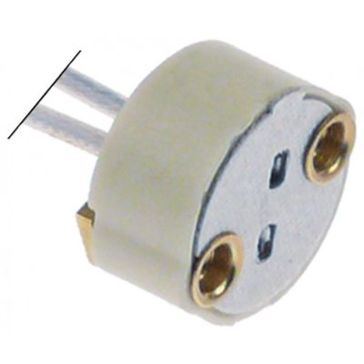 lamp socket G4 ø 17 mm H 9 mm connection male faston 6,3mm