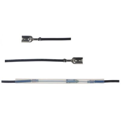 thermal fuse 167°C cable length 750mm 1,5mm² cable black