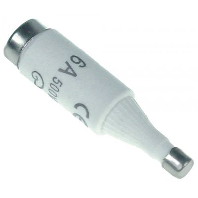 fuse size DI 6A rated voltage 500V E16 ø 13mm L 50mm Qty 10 pcs