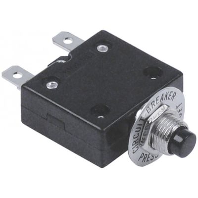 overload switch 1-pole drop-away current 15A connection male faston 6,3mm