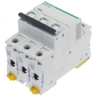 line circuit breaker 3-pole 16 A tripping type C rated 400 V connection screw