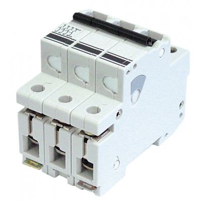 line circuit breaker 3-pole 25 A tripping type K rated 400 V