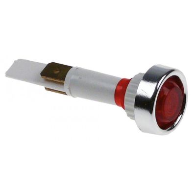 indicator lamp ø 10 mm 110/250V red connection Faston 6,3mm - 359476