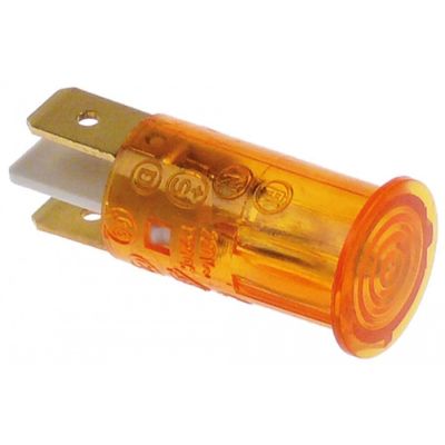 Lampa indicatoare galbena ø 12,5 mm, 230 V - 359996