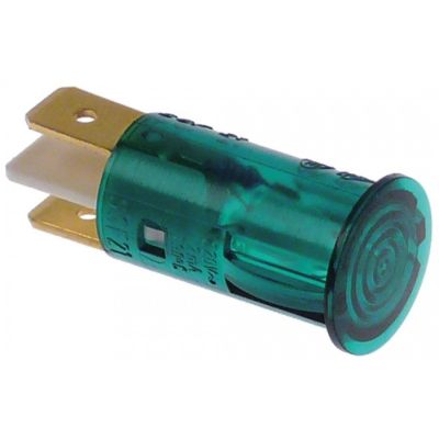 indicator lamp ø 12,5 mm 230 V green - Code 359997