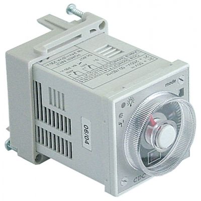 Releu de timp - timer FINDER 88.12.0.230.0002, cu 14 timpi 0,05 sec. - 100 ore, contacte 2CO, 24-230V AC/DC - 360104