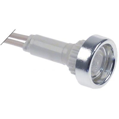 indicator light ø 10 mm, white, 24 V, connection cable cable length 200 mm