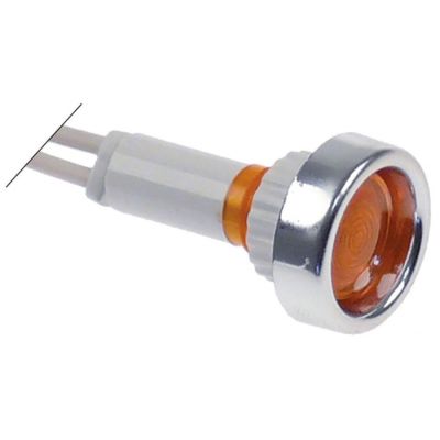 indicator light ø 10 mm, yellow 24 V, connection cable cable length 200 mm