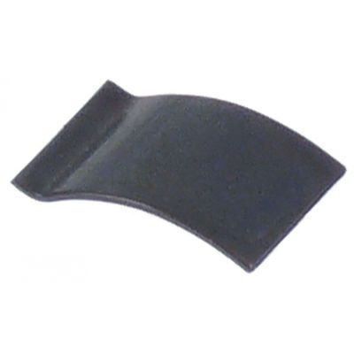 spring clip H 1 mm, W 8 mm, L 12 mm, for knob