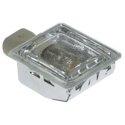 lampa cuptor dimensiuni de montaj 55x70mm 250V 25watt dulie E14 dreptunghiular rez.temp. 300°C