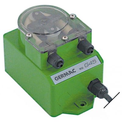 doser GERMAC frequency control 5,5 l/h 230 VAC detergent hose ø 4x6mm hose thermoplastic type G45