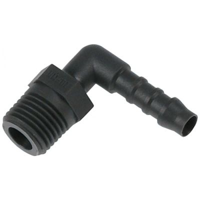 Racord ¼"  cu cot, racord furtun 6 mm - 361755