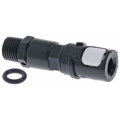 Racord furtun drept, cuplare rapida, filet 1/4", pentru tub ø 8 mm - 362010
