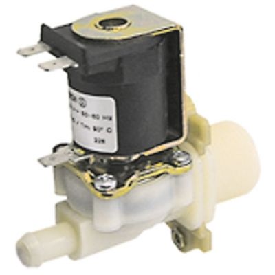 Electrovalva dreapta Muller, 230 V, intrare ¾", iesire 11,5 mm, DN10, t. max. 90°C, raport ciclic 100% - 370117