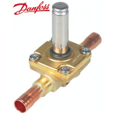 solenoid valve body NC type EVR 10 p max 35bar DN 9,5mm connection 12mm soldering connection