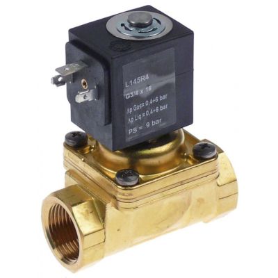 Electrovalva abur Srai 3/4", tip L145, 230 V, L 79 mm, bobina Z534A, temp. +60+170 °C, Pres. 0,4-6 bari - 370323