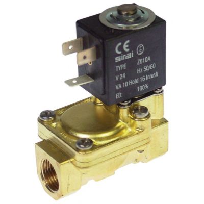 Electrovalva 3/8", Sirai L180-B, 24 V CA, bobina Z610A, L 60 mm, deschidere nominala 11,5 mm - 370328