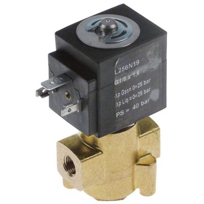 solenoid valve brass 2 -ways 230 V AC inlet 1/8" outlet 1/8" DN 1,6 mm L 42 mm SIRAI - 370565
