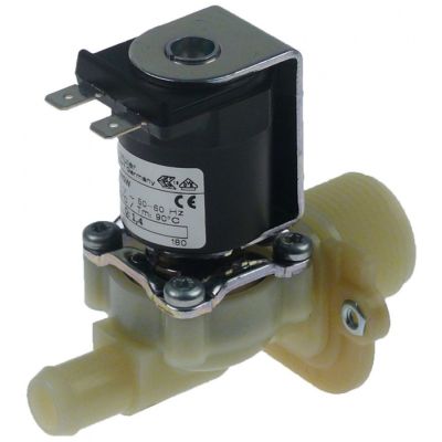 solenoid valve single straight 220-240V AC inlet 3/4" outlet 14,5mm output 1,4l/min DN10