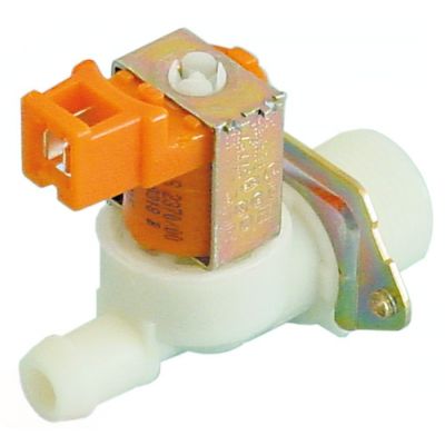 Electrovalva dreapta 230 V, intrare ¾", 20 l/min, iesire 14 mm, t.max. 90 °C - 370622