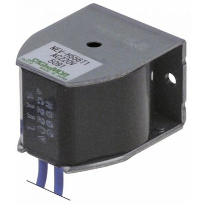 solenoid valve angled type NEV-202DXF 2251 J 230 VAC connection 6mm soldering connection 230V