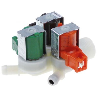Electrovalva tripla 230V, intrare 3/4", iesiri 11,5 mm, deschidere nominala DN 10, 5001050, 50.01.050 - 370672