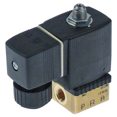Electrovalva Burkert serie 6014, 24VDC, intrare 1/8", iesire 1/8", L 32mm, P.max. 10 bar, t.max. 100°C - 370698