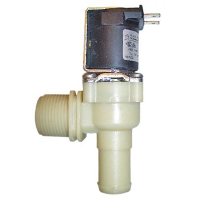 solenoid valve single angled 230V inlet ¾" outlet 21mm t.max. 90°C duty cycle 100% MÜLLER