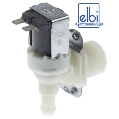 solenoid valve single angled 24V AC inlet ¾" outlet 11,5mm ELBI plastic