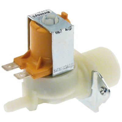 solenoid valve single straight 24V AC/DC inlet ¾" outlet 6mm Invensys plastic