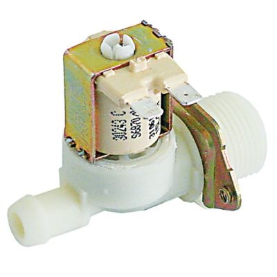 Electrovalva 1 Cale, 230 V, intrare ¾", iesire 14 mm, t. max. 90°C, debit 15l/min - Cod 372047
