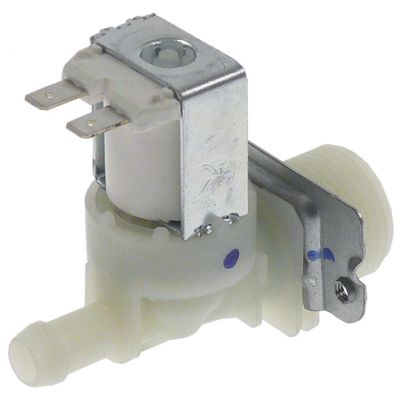 electrovalva simplu drept 220-240VAC intrare 3/4\" ieșire 11,5mm intrare 6.7l/min T.max. 90°C
