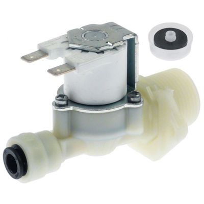 electrovalva simplu drept 220-240VAC intrare 3/4\" ieșire JG 8 intrare 10-12l/min T.max. 60°C