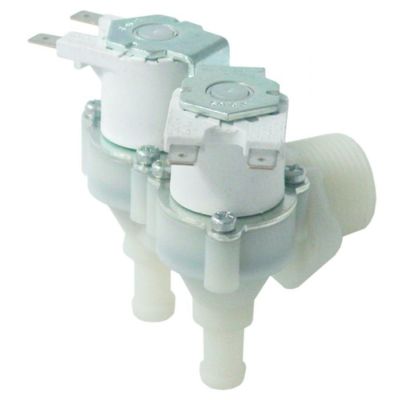 solenoid valve double angled 230V inlet 3/4" outlet 13mm DN10 RPE