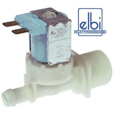 Electrovalva dreapta 230 V, intrare ¾", iesire 11,5 mm, t. max. 90°C - 374053