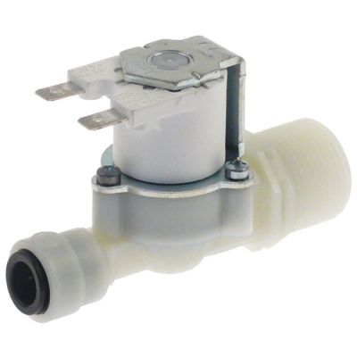 Electrovalva 230 V, intrare 3/4", iesire cupla rapida JG 10 mm, DN10, t.max. 25/60/90°C - 374064