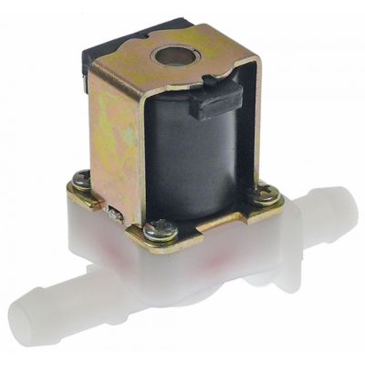 electrovalva simplu 2 căi 12VDC intrare 11mm ieșire 11mm potrivit pentru ieșire