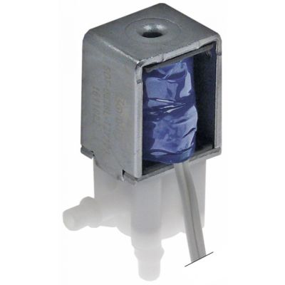 electrovalva unghiular cu 2 căi intrare 4,5mm ieșire 4,5mm lungime cablu 300mm